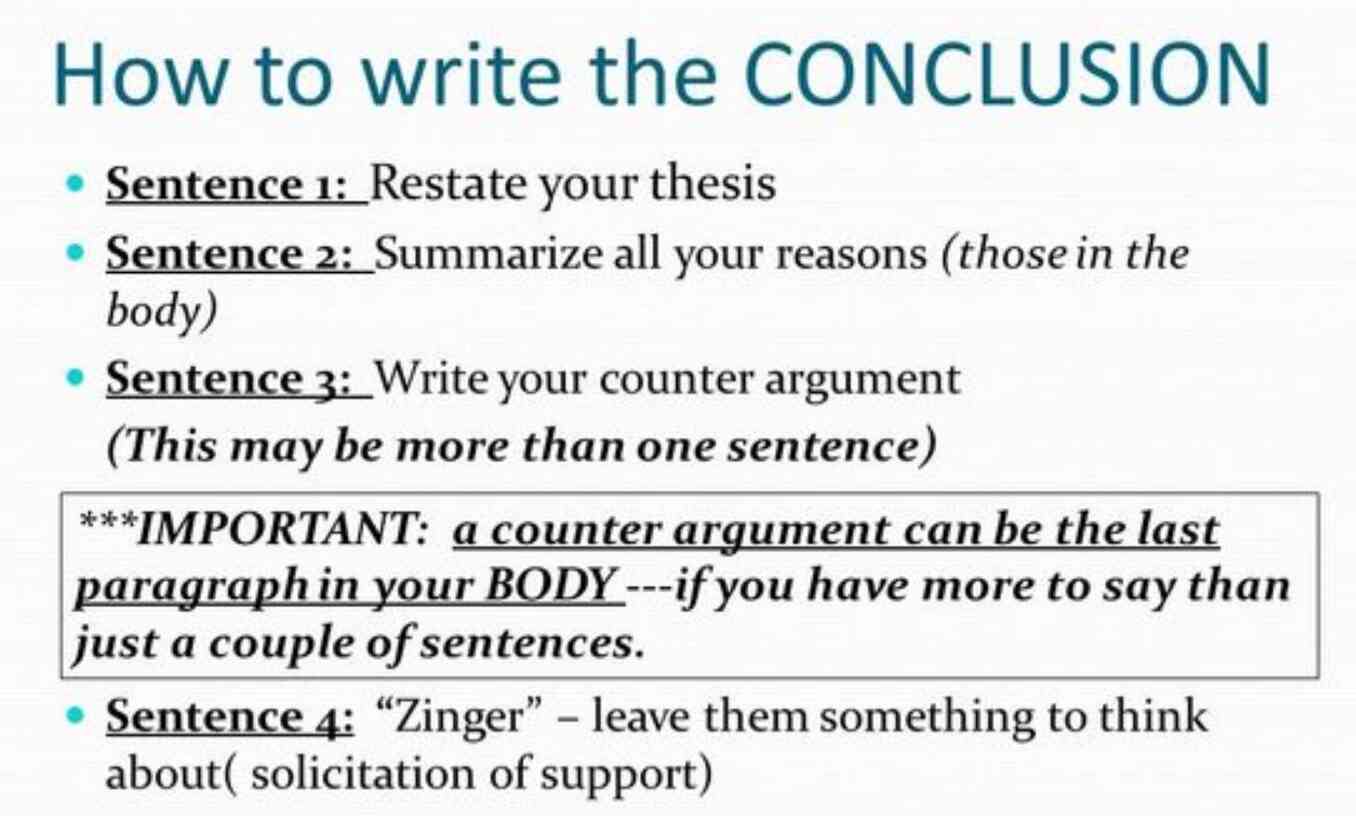 How to Write a Conclusion for a Research Paper